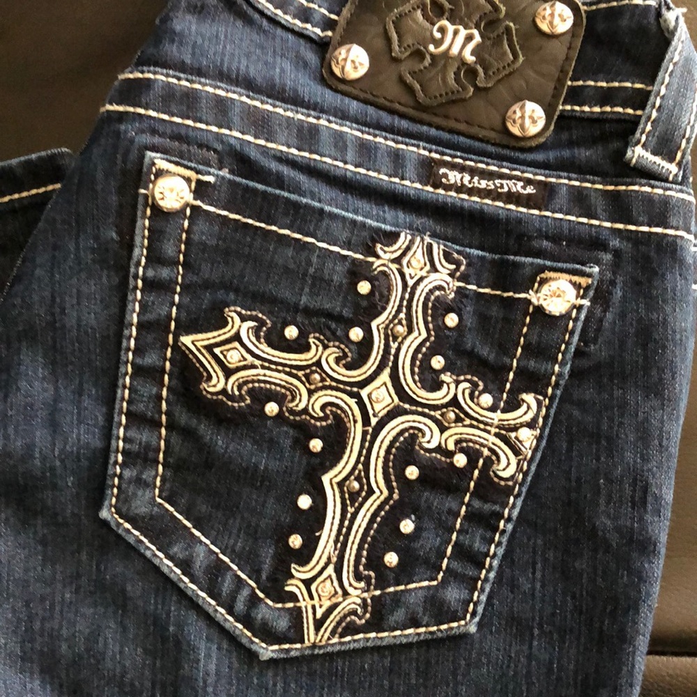 Miss me jeans cross pocket 28🔥
